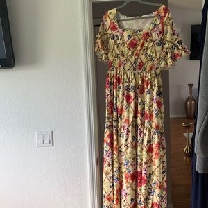 Floral maxi dress